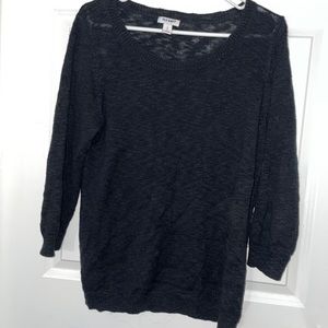 L basic black sweater . Worn a handful of times